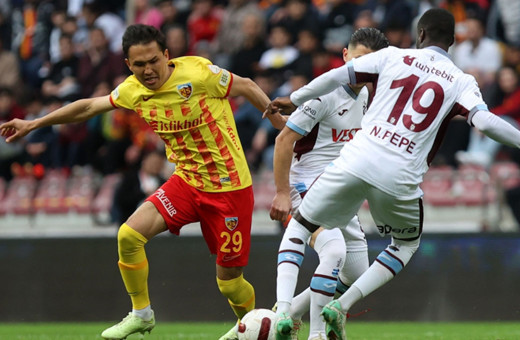 Trabzonspor, Kayserispor'u 2-1 mağlup etti