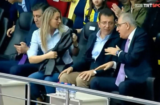 TRT'de ilk defa bir maçta Ekrem İmamoğlu ismi anons edildi