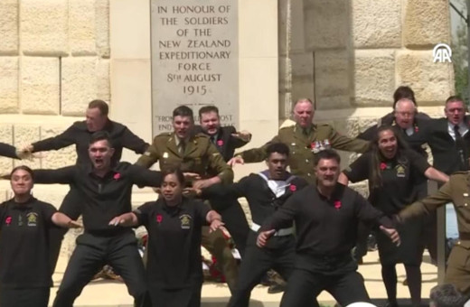 Yeni Zelanda Anıtı'nda anma töreni! Haka Dansı büyük ilgi gördü