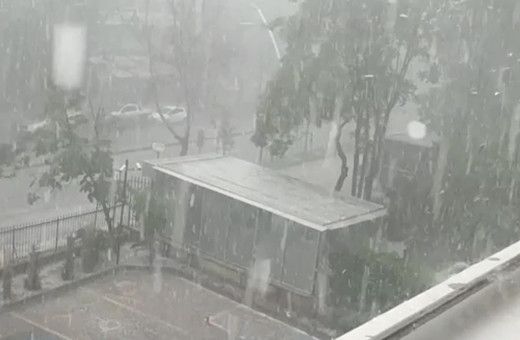 Ankara'dan inanılmaz görüntüler! 5 dakikada bu hale geldi