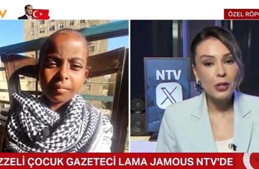 Küçük gazeteci Lama Jamous, Gazze'deki dramı anlattı