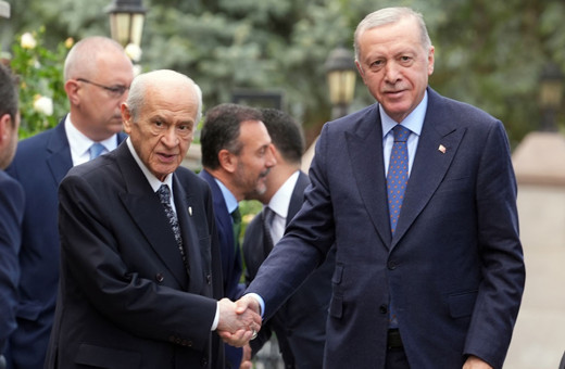 Cumhurbaşkanı Erdoğan, MHP Genel Başkanı Bahçeli’yi konutunda ziyaret etti