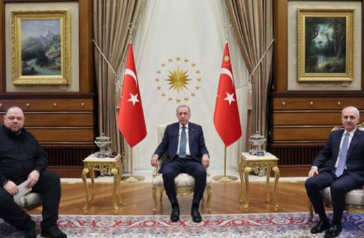 Cumhurbaşkanı Erdoğan Ukrayna Meclis Başkanı Stefanchuk'u kabul etti