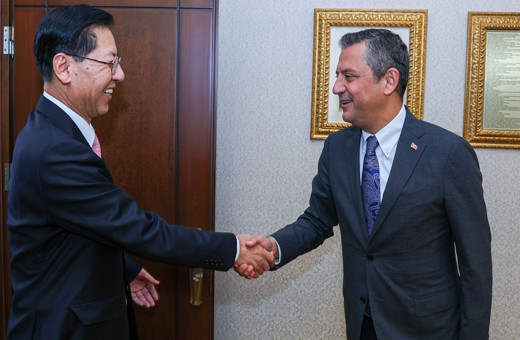 CHP Genel Başkanı Özgür Özel, Çin'in Ankara Büyükelçisi Shaobin ile görüştü