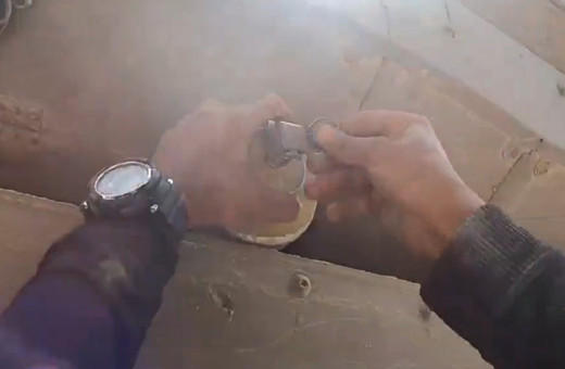 Gazze'de Kassam Tugayları İsrail tankını böyle patlattı o anlar yayınlandı