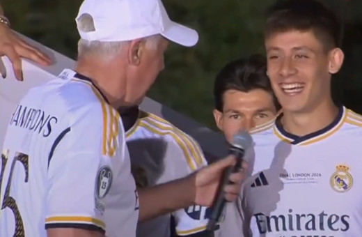 Real Madrid'in kutlamalarına Arda Güler damgası