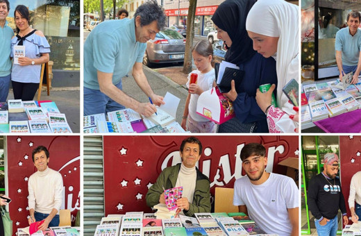 Dünyaca ünlü yazar Fransa’daki imza günlerinde kitapseverlerle buluştu