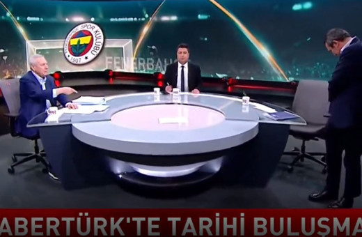 Aziz Yıldırım Ali Koç düellosu! İkili canlı yayında restleşti Ali Koç bir anda ayağa kalktı