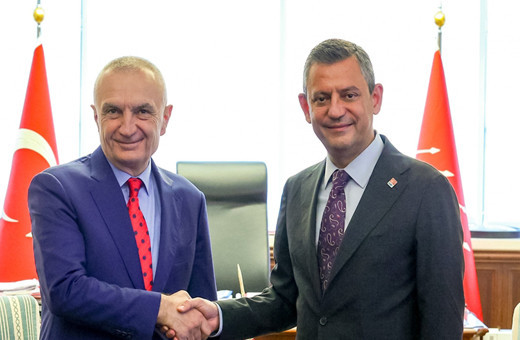 CHP Genel Başkanı Özgür Özel, eski Arnavutluk Cumhurbaşkanı Meta ile görüştü