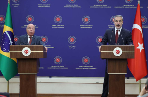 Hakan Fidan ve Brezilya Dışişleri Bakanı Vieira'dan ortak basın toplantısı