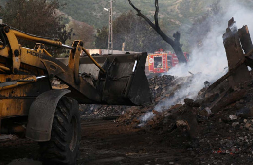 Kastamonu'daki yangında 11 ev küle döndü