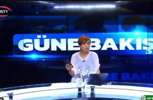 Malatya'da spiker depreme canlı yayında yakalandı: Of aman yarabbi çok şiddetliydi