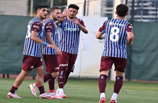 Trabzonspor hazırlık maçında Pancevo'yu mağlup etti