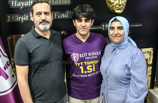 TYT birincisi Süleyman Mete Genç'in hedefi bilgisayar mühendisliği