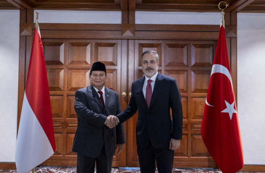 Hakan Fidan, Endonezya Cumhurbaşkanı Subianto ile görüştü