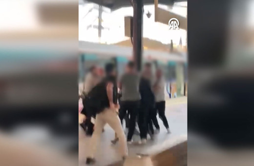 Pendik'te Marmaray istasyonunda ortalık karıştı