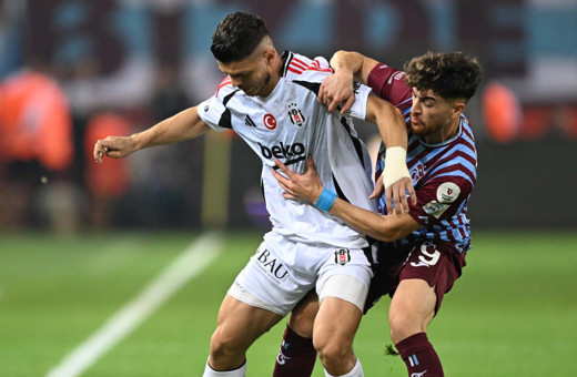 Trabzonspor - Beşiktaş maçında kazanan yok!