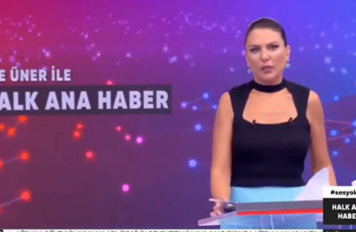 Halk TV Ana Haber sunucusu Ece Üner çuvalladı işin aslı ortaya çıktı