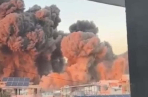 İsrail Beyrut'u vurdu! Ortalık cehennem alanına döndü