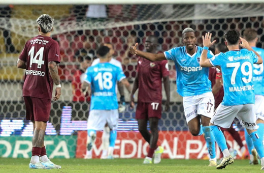 Trabzonspor deplasmanda Hatayspor ile 1-1 berabere kaldı