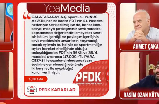 Ahmet Çakar canlı yayında gaz çıkardı programı apar topar bitirdiler