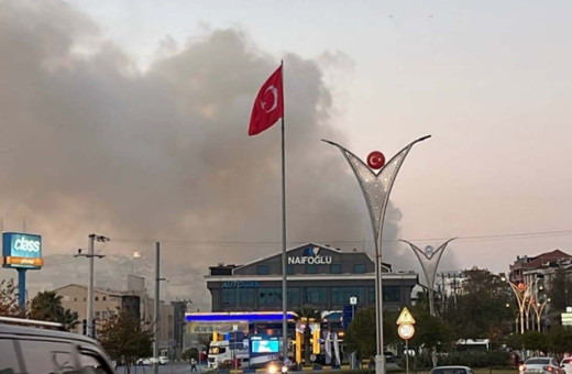 Palet fabrikasında korkutan yangın!