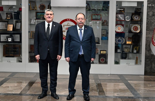 Serdal Adalı'dan YSK Başkanı Ahmet Yener'e ziyaret