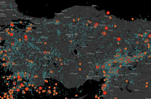 Türkiye ve yakın çevresinde 2024 yılında 32 bin 500 deprem kaydedildi
