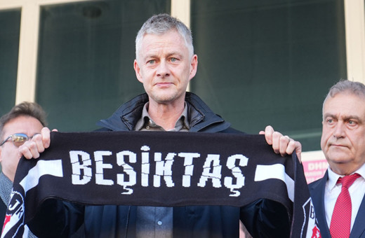 Teknik direktör Solskjaer, Beşiktaş için İstanbul'a geldi