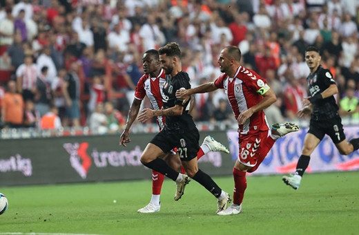 Beşiktaş ile Samsunspor 0-0 berabere kalarak puanları paylaştı