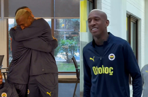 Fenerbahçe'nin yeni transferi Anderson takım arkadaşlarıyla tanıştı