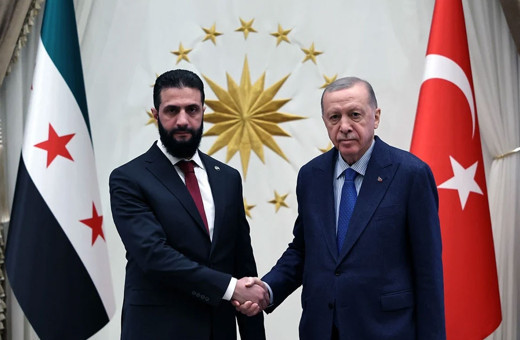 Cumhurbaşkanı Erdoğan, Suriye Geçiş Dönemi Cumhurbaşkanı Şara ile görüştü