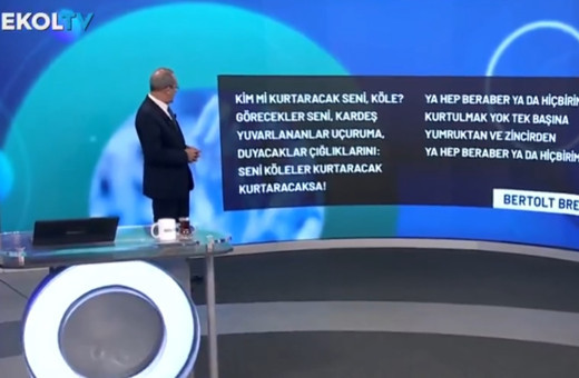 Şaban Sevinç'ten Bertolt Brecht şiiri