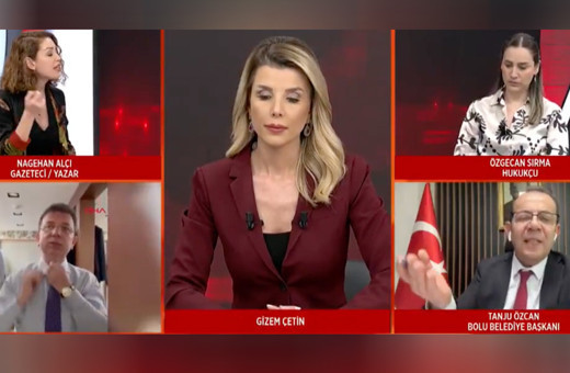 Tanju Özcan ve Nagehan Alçı birbirine girdi