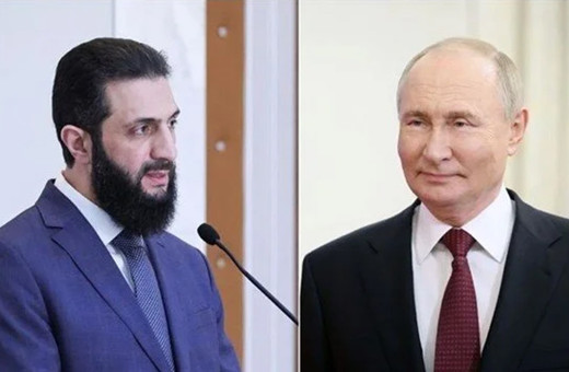 Putin'den Suriye Cumhurbaşkanı Şara'ya mesaj