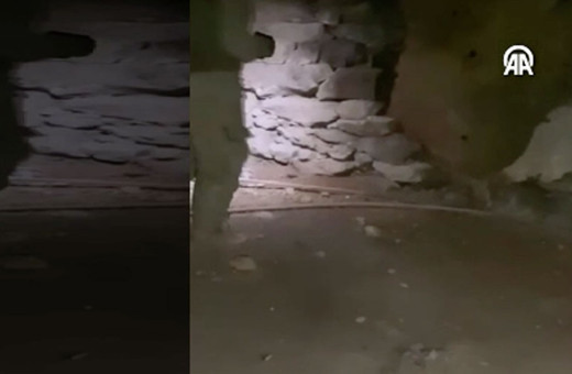 Irak'ta Mehmetçik PKK mağarasına girdi görüntüleri paylaştı