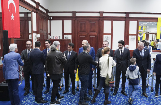 Fenerbahçe'de bayramlaşma töreni yapıldı