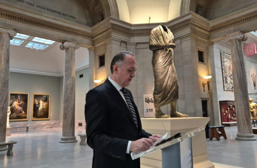 Marcus Aurelius heykeli Türkiye'ye iade edildi