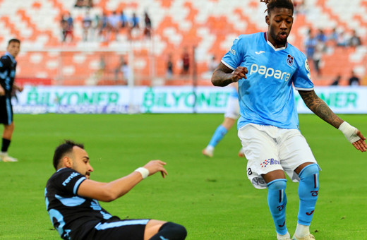 Trabzonspor, deplasmanda Adana Demirspor’u 1-0 mağlup etti