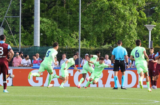 Trabzonspor U19 takımı Avrupa ikincisi oldu