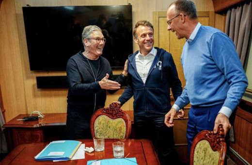 Macron ve Merz'in panik anları! Uyuşturucu mu kullandılar?