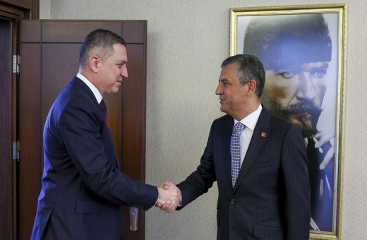 CHP Genel Başkanı Özel, TBB Başkanı Sağkan'ı kabul etti