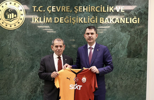 Bakan Murat Kurum, Galatasaray Kulübü Başkanı Dursun Özbek ile görüştü