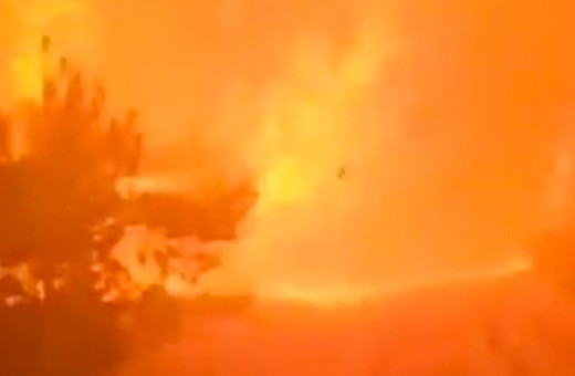 Buca'da orman yangınında kaydedildi: Burası cehennem oldu hakkınızı helal edin