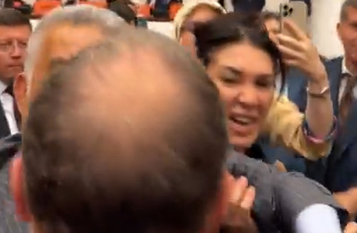 TBMM'de zeytinlik kavgası çıktı vekiller birbirlerinin üzerine yürüdü