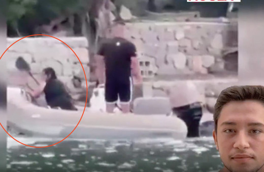 Arda'nın katil zanlısını kürekle denizin içinde evire çevire dövdü herkes kadını...