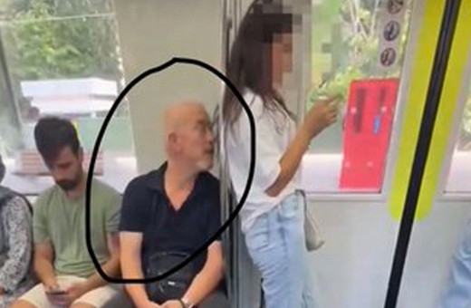 Marmaray'da bir değişik taciz vakası! Yaşını başını almış adam koklayarak...