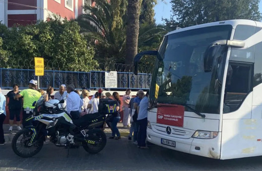 CHP, Aydın eylemine şehir dışından partili getirdi