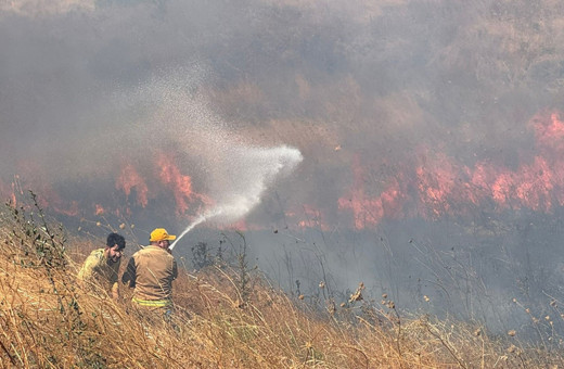 Çanakkale'de yangın çıktı! Ekipler bölgede...