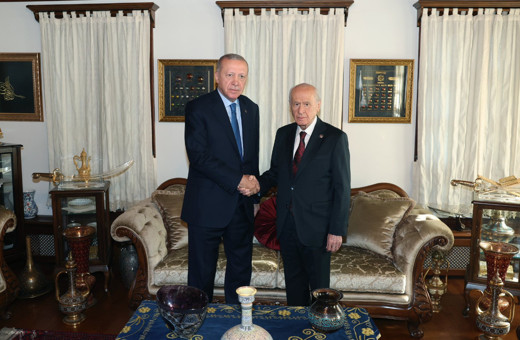 Cumhurbaşkanı Erdoğan, MHP Lideri Bahçeli ile görüştü